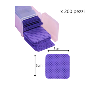 200 pezzi di salviette per unghie viola fmcgtradings monouso